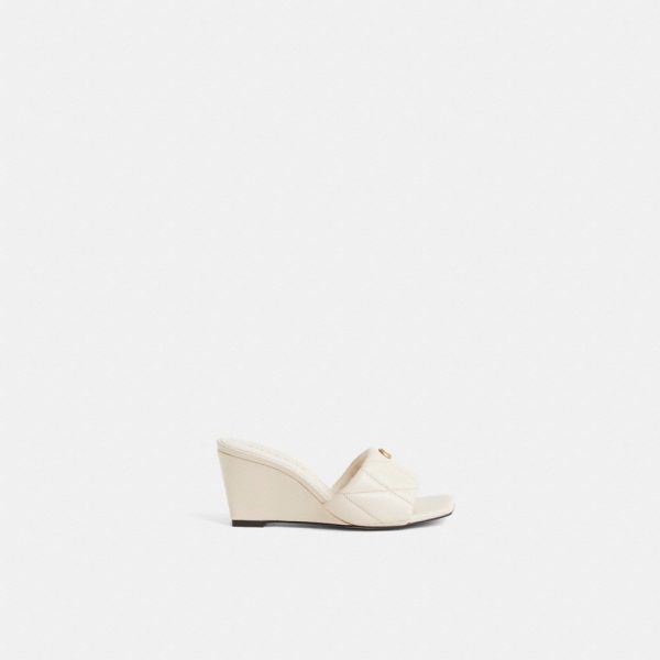 Coach Restored Emma Wedge With Quilting - Preorder