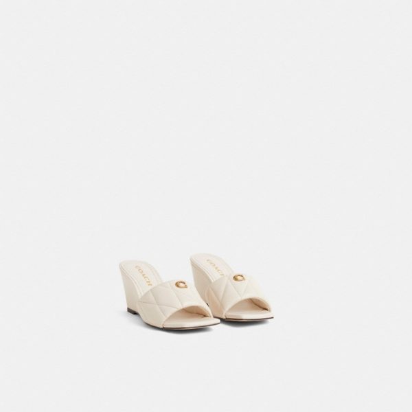 Coach Restored Emma Wedge With Quilting - Preorder