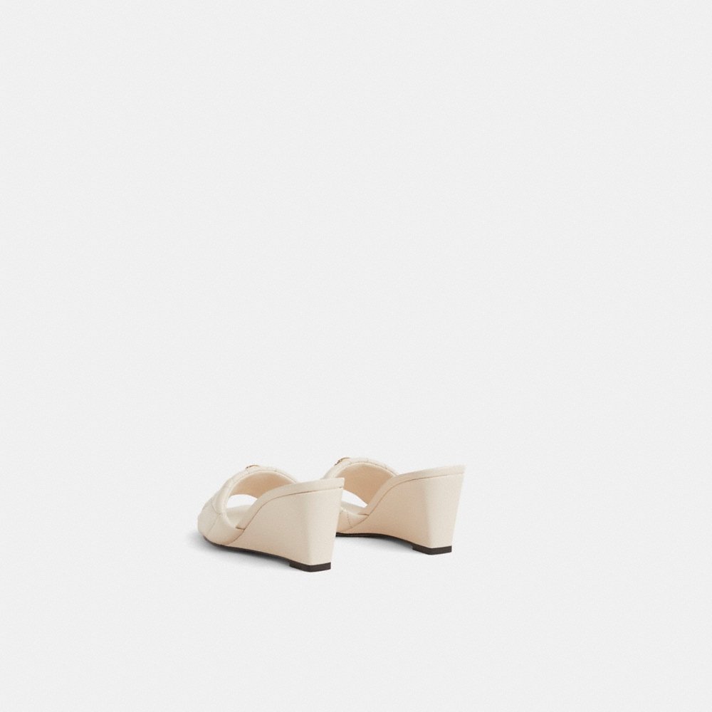 Coach Restored Emma Wedge With Quilting - Preorder