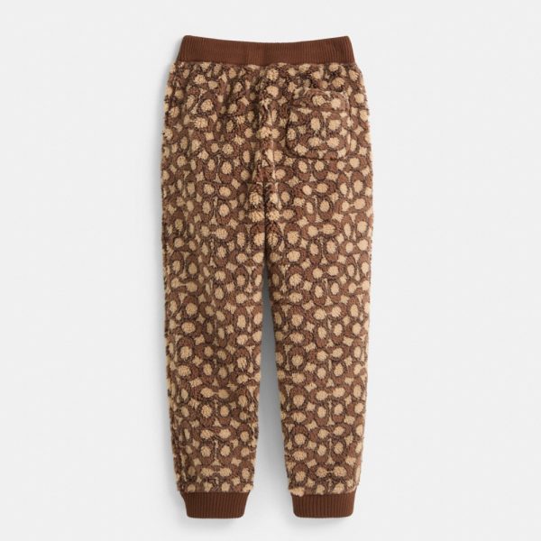 Coach Restored Signature Sherpa Joggers - Preorder