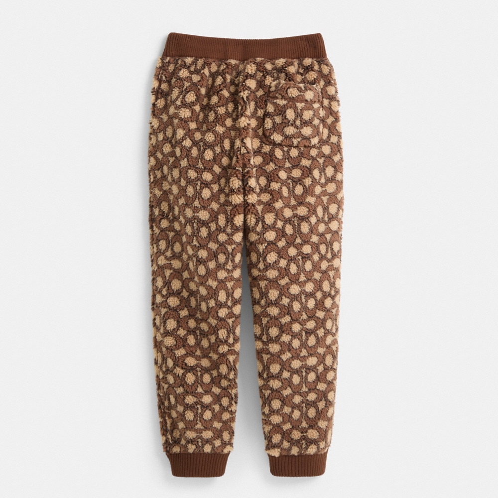 Coach Restored Signature Sherpa Joggers - Preorder