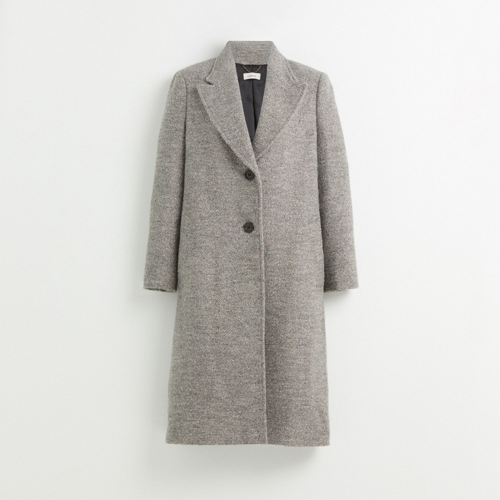 Coach Restored Herringbone Oversized Coat - Preorder