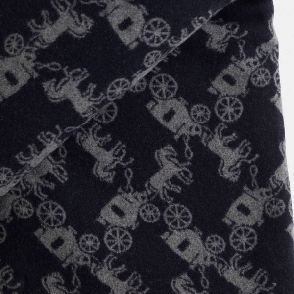 Coach Restored Horse And Carriage Print Blanket Scarf - Preorder