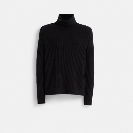 Coach Restored Turtleneck - Preorder — Black