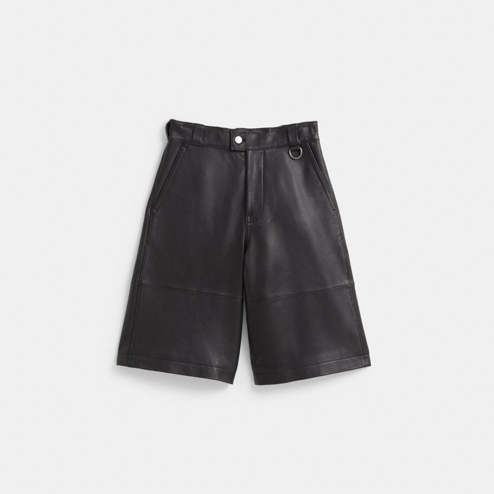 Coach Restored Leather Shorts - Preorder
