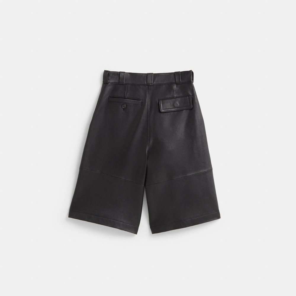 Coach Restored Leather Shorts - Preorder