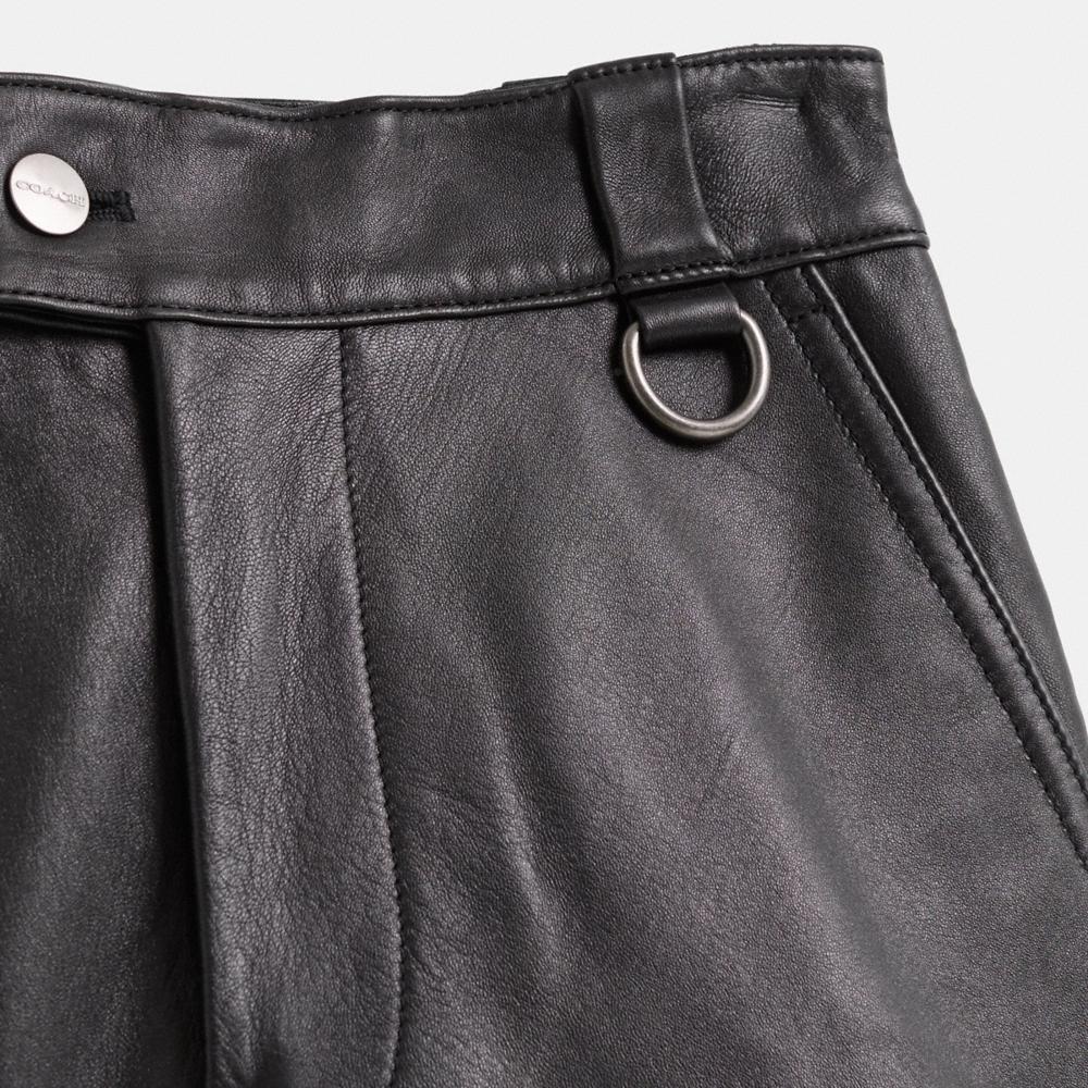 Coach Restored Leather Shorts - Preorder