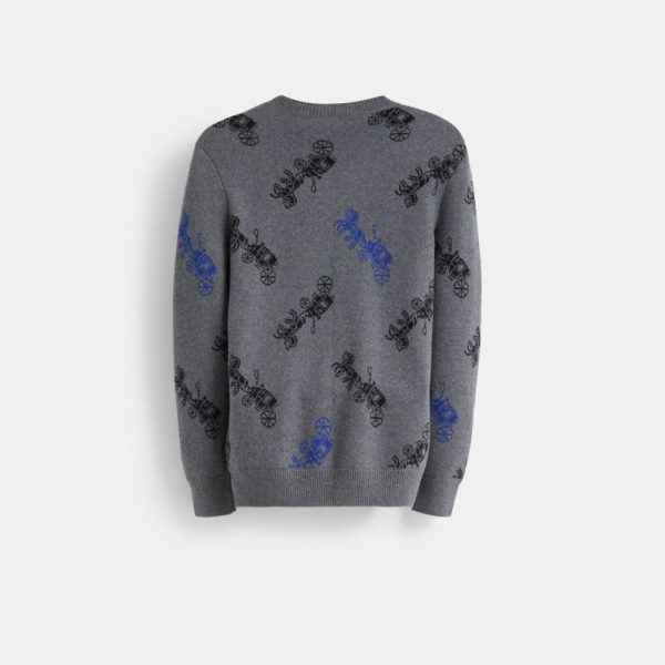 Coach Restored Horse And Carriage V-Neck Sweater - Preorder
