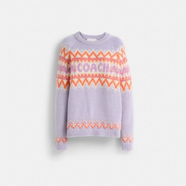 Coach Restored Fair Isle Ski Sweater - Preorder
