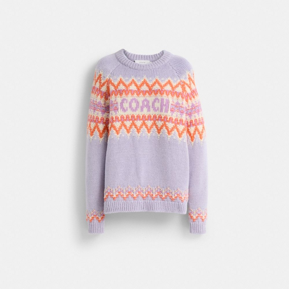 Coach Restored Fair Isle Ski Sweater - Preorder