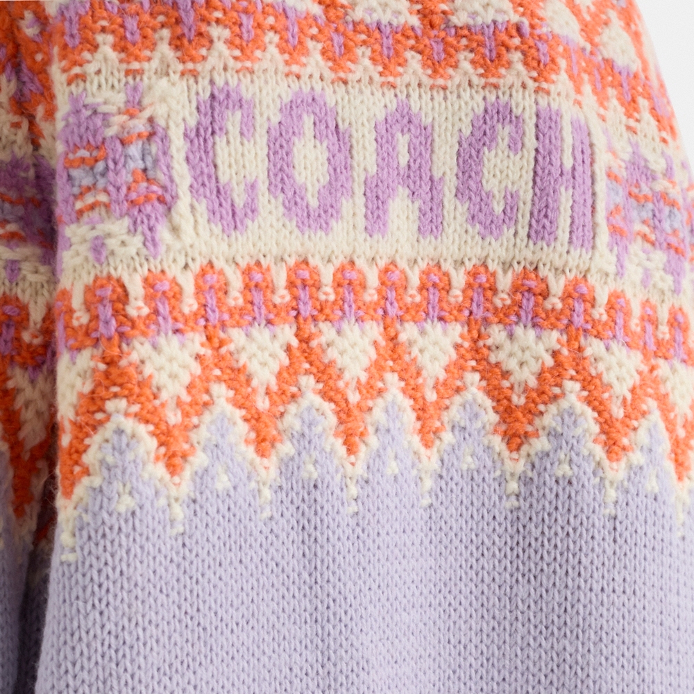 Coach Restored Fair Isle Ski Sweater - Preorder