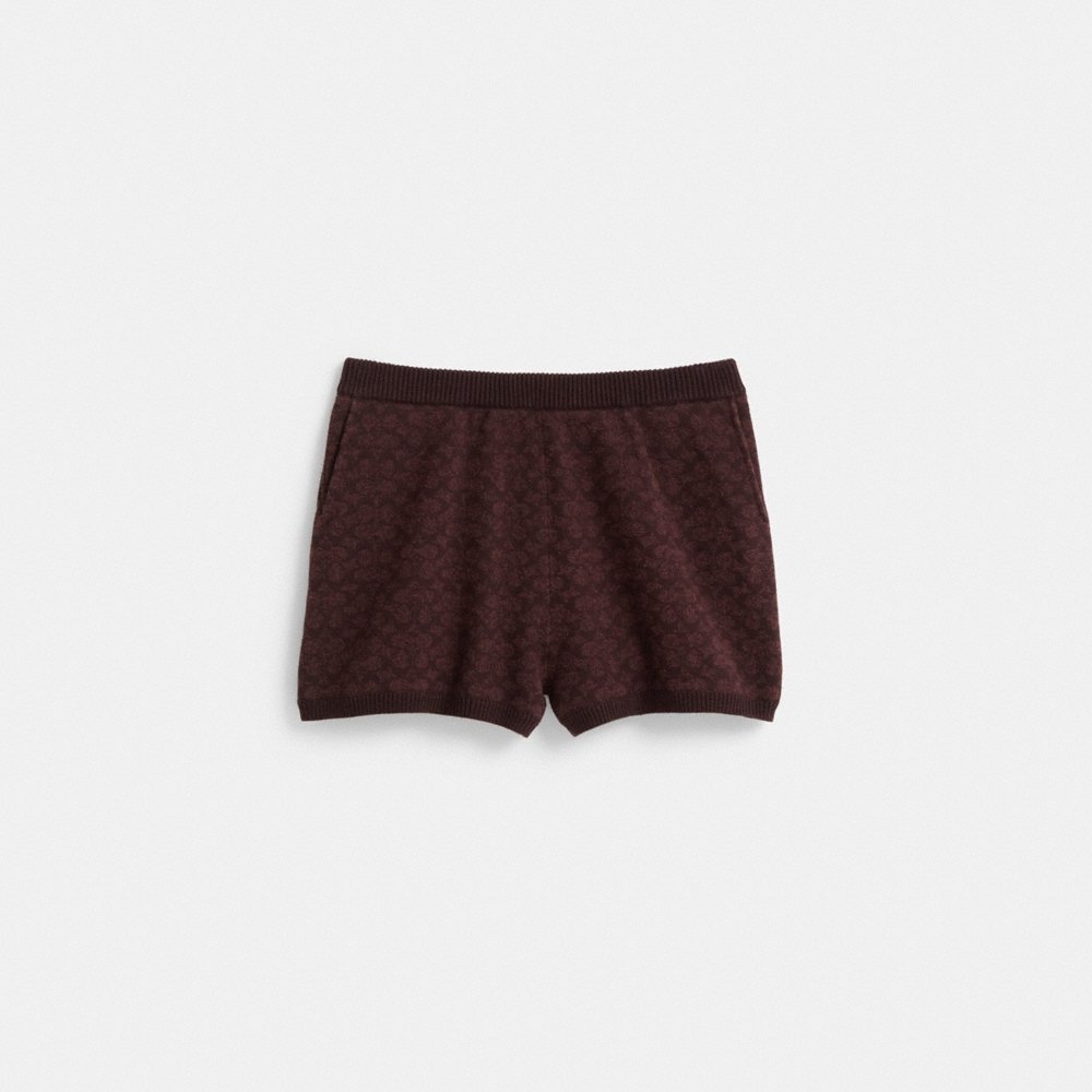 Coach Restored Signature Knit Shorts - Preorder
