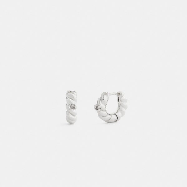 Coach Signature Mini Huggie Earrings - Preorder