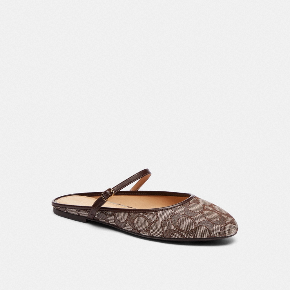 Coach Outlet Ballet Mule In Signature Jacquard - Preorder