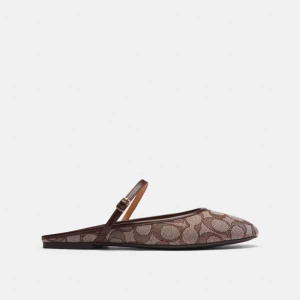 Coach Outlet Ballet Mule In Signature Jacquard - Preorder