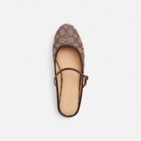 Coach Outlet Ballet Mule In Signature Jacquard - Preorder