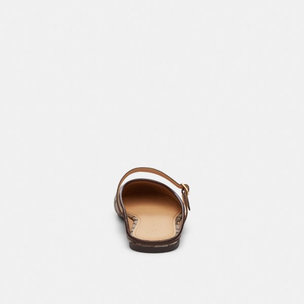 Coach Outlet Ballet Mule In Signature Jacquard - Preorder