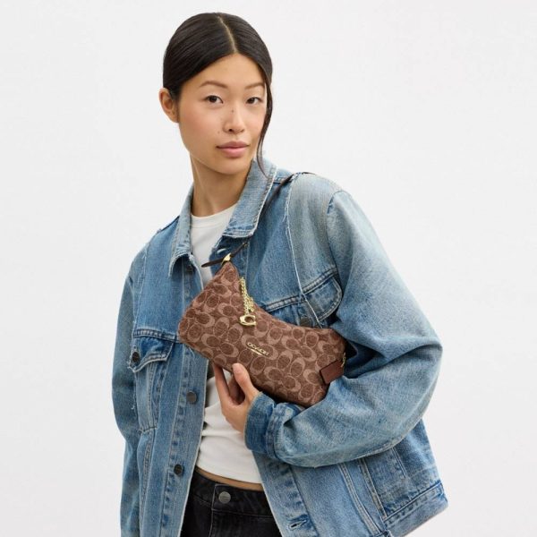 Coach Outlet Emeilia Shoulder Bag In Signature Chenille - Preorder