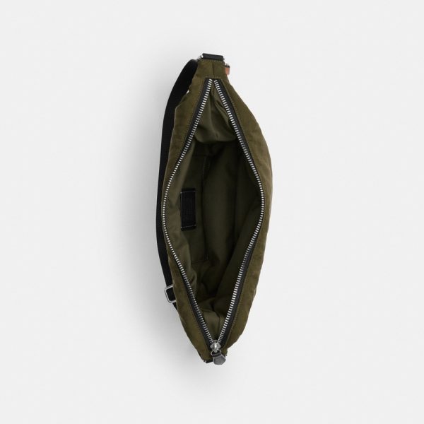 Coach Outlet Leon Sling Bag In Signature Nylon Jacquard - Preorder