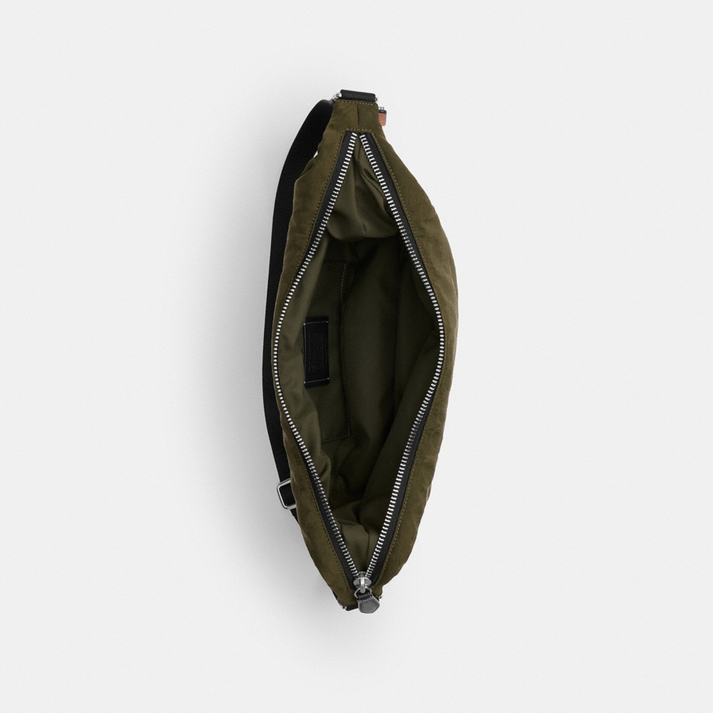 Coach Outlet Leon Sling Bag In Signature Nylon Jacquard - Preorder