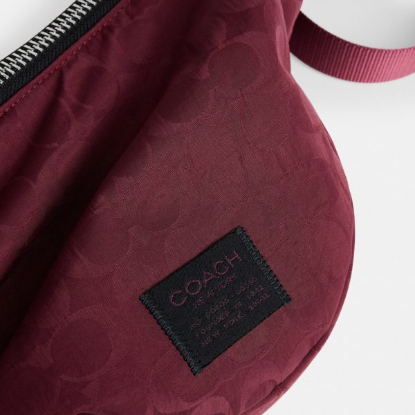 Coach Outlet Leon Sling Bag In Signature Nylon Jacquard - Preorder