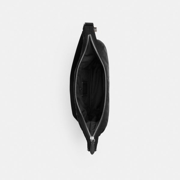 Coach Outlet Leon Sling Bag In Signature Nylon Jacquard - Preorder