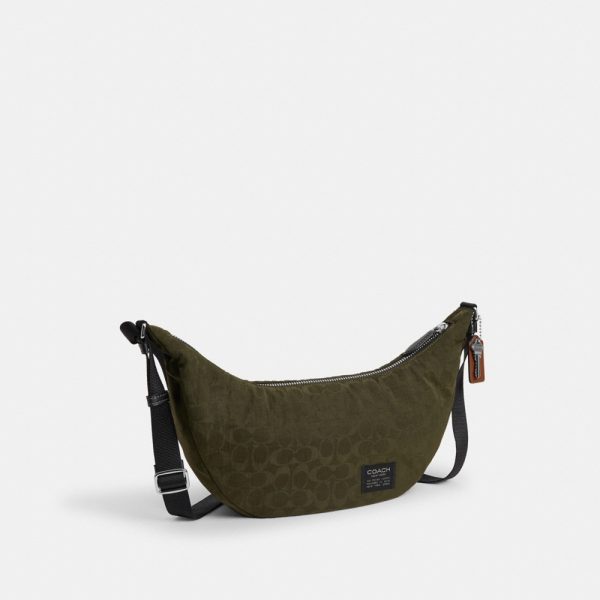Coach Outlet Leon Sling Bag In Signature Nylon Jacquard - Preorder