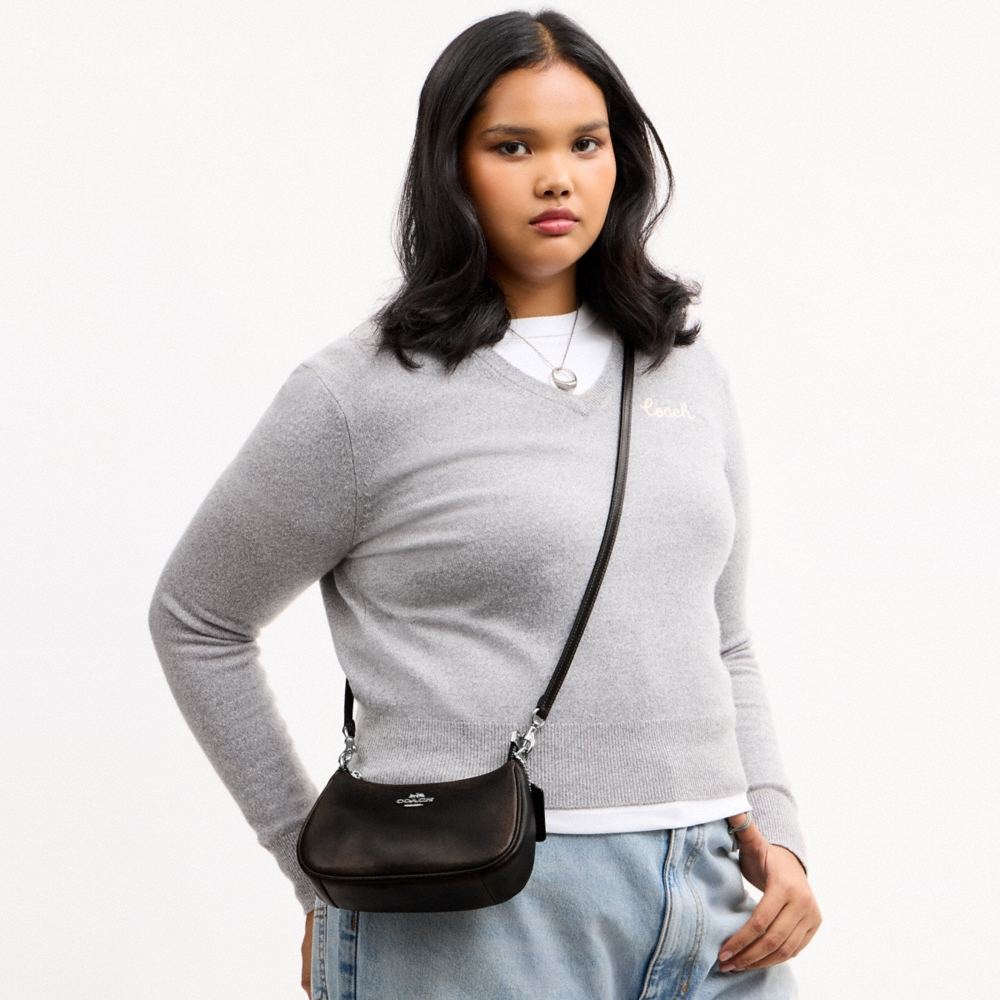 Coach Outlet Teri Mini Crossbody Bag In Loved Leather - Preorder - Image 9