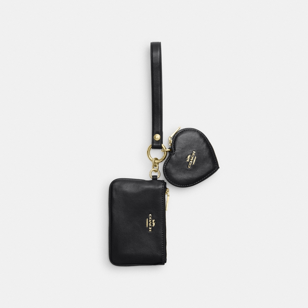 Coach Outlet Wristlet And Heart Pouch - Preorder
