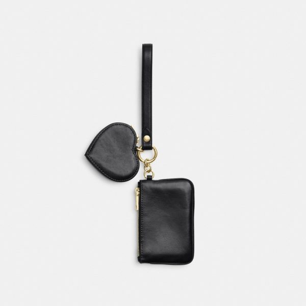 Coach Outlet Wristlet And Heart Pouch - Preorder