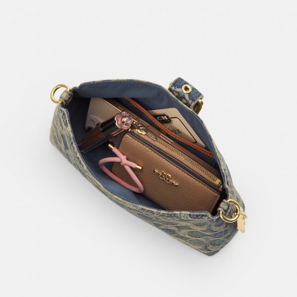 Coach Outlet Abbie Shoulder Bag In Signature Regenerative Cotton Denim - Preorder
