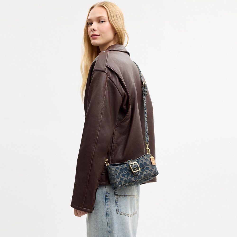 Coach Outlet Abbie Shoulder Bag In Signature Regenerative Cotton Denim - Preorder