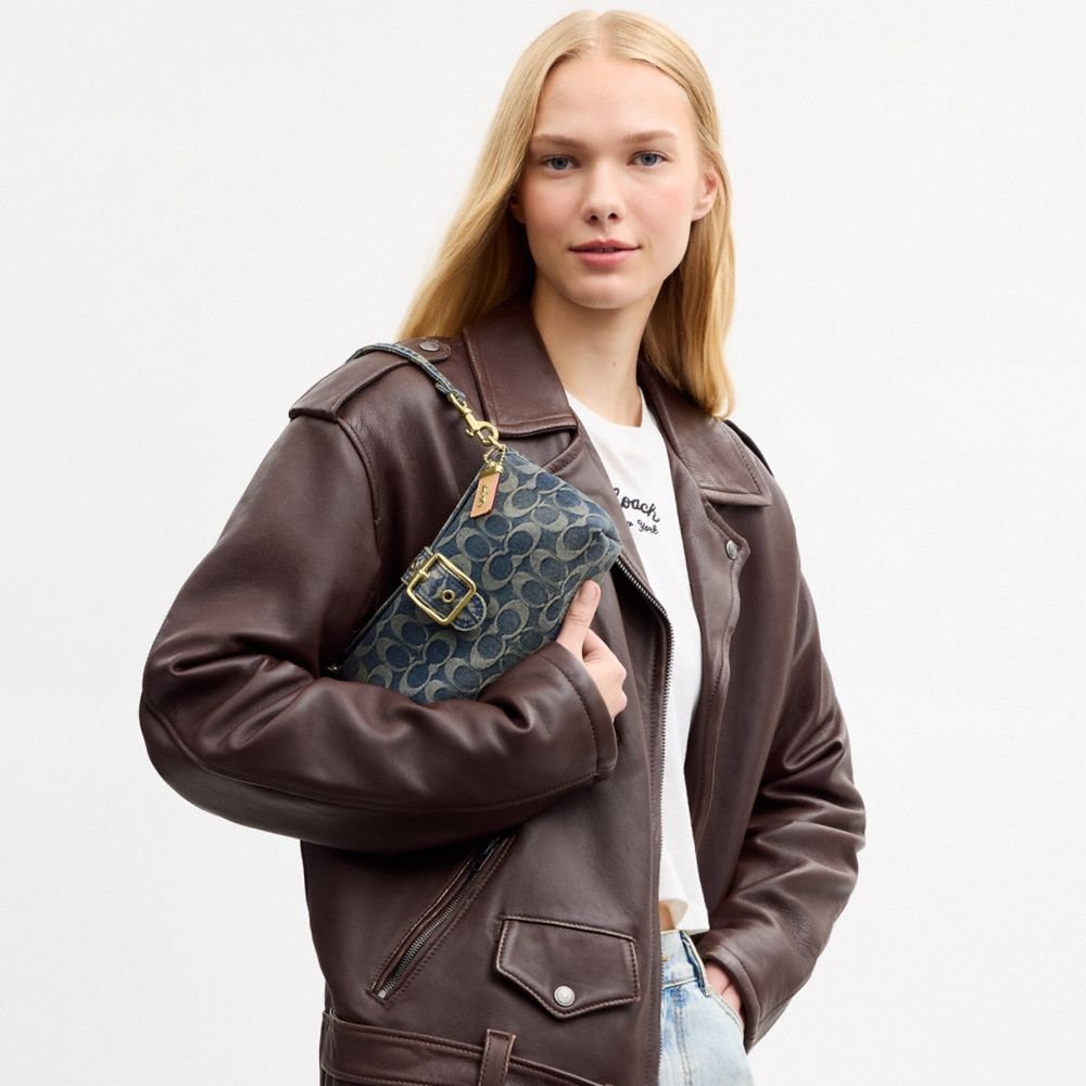 Coach Outlet Abbie Shoulder Bag In Signature Regenerative Cotton Denim - Preorder