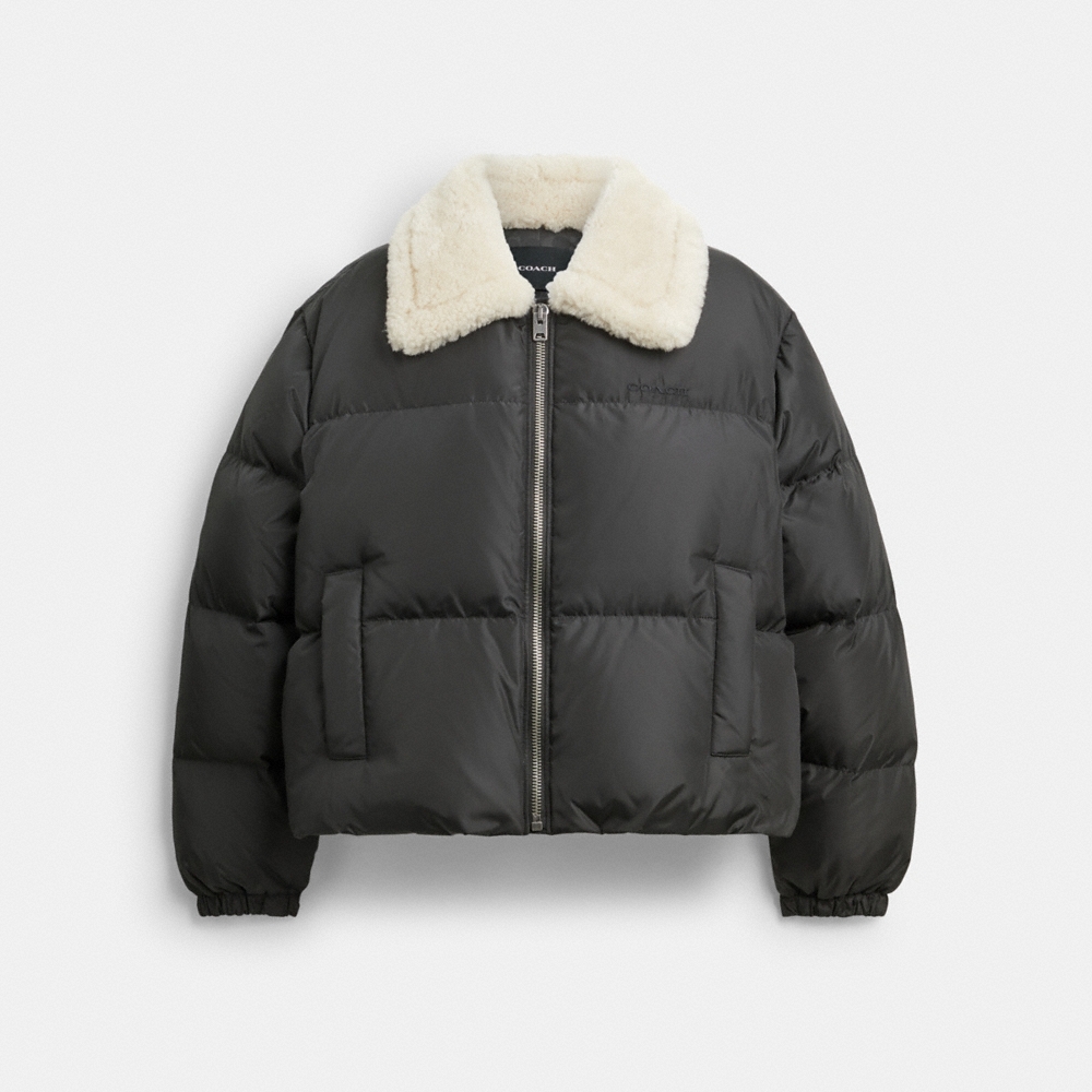 Coach Outlet Puffer With Shearling Collar - Preorder