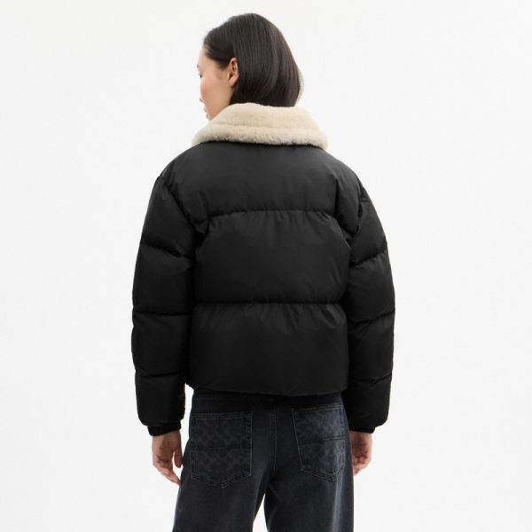 Coach Outlet Puffer With Shearling Collar - Preorder