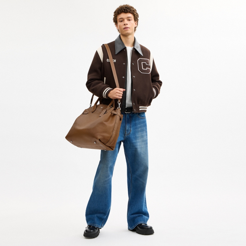 Coach Soft Empire Carryall Bag 48 In Loved Leather - Preorder