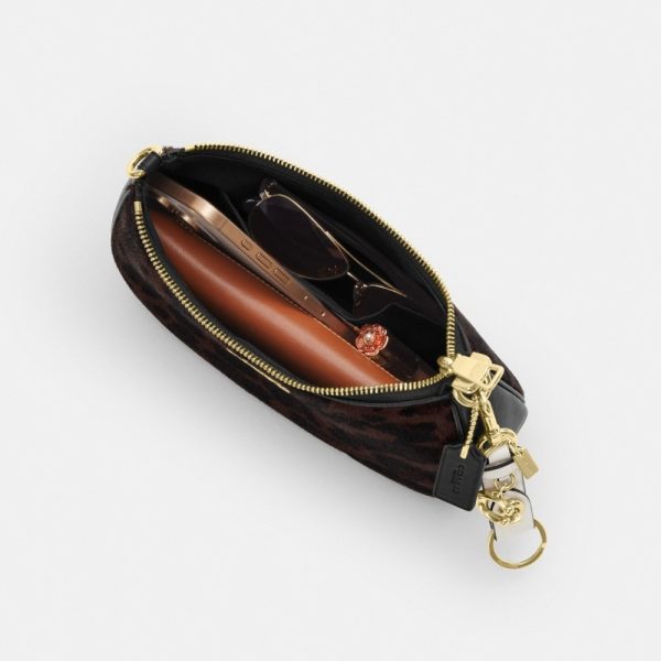 Coach Outlet Teri Shoulder Bag In Haircalf With Leopard Print - Preorder