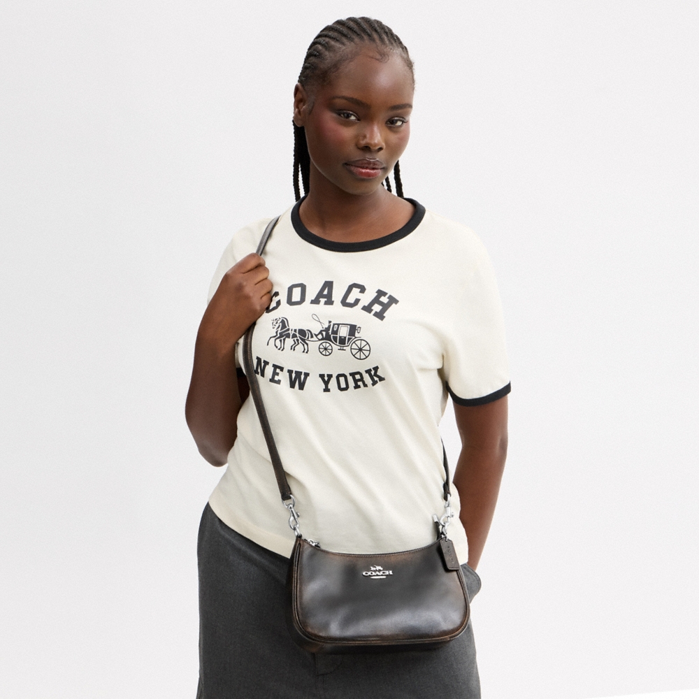 Coach Outlet Teri Shoulder Bag In Loved Leather - Preorder