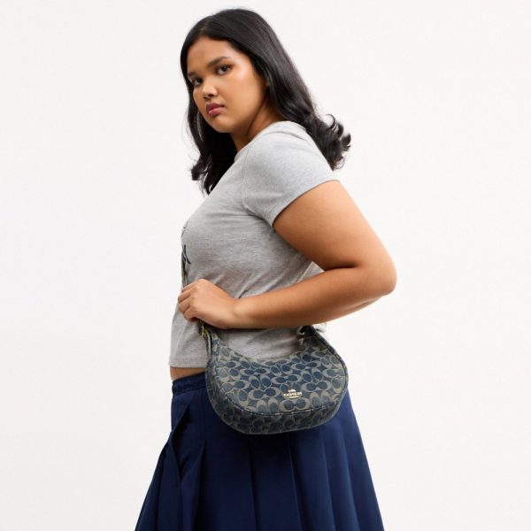 Coach Outlet Emily Shoulder Bag In Signature Regenerative Cotton Denim - Preorder