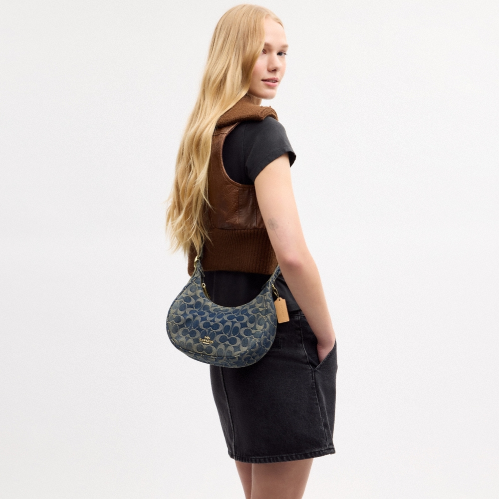 Coach Outlet Emily Shoulder Bag In Signature Regenerative Cotton Denim - Preorder