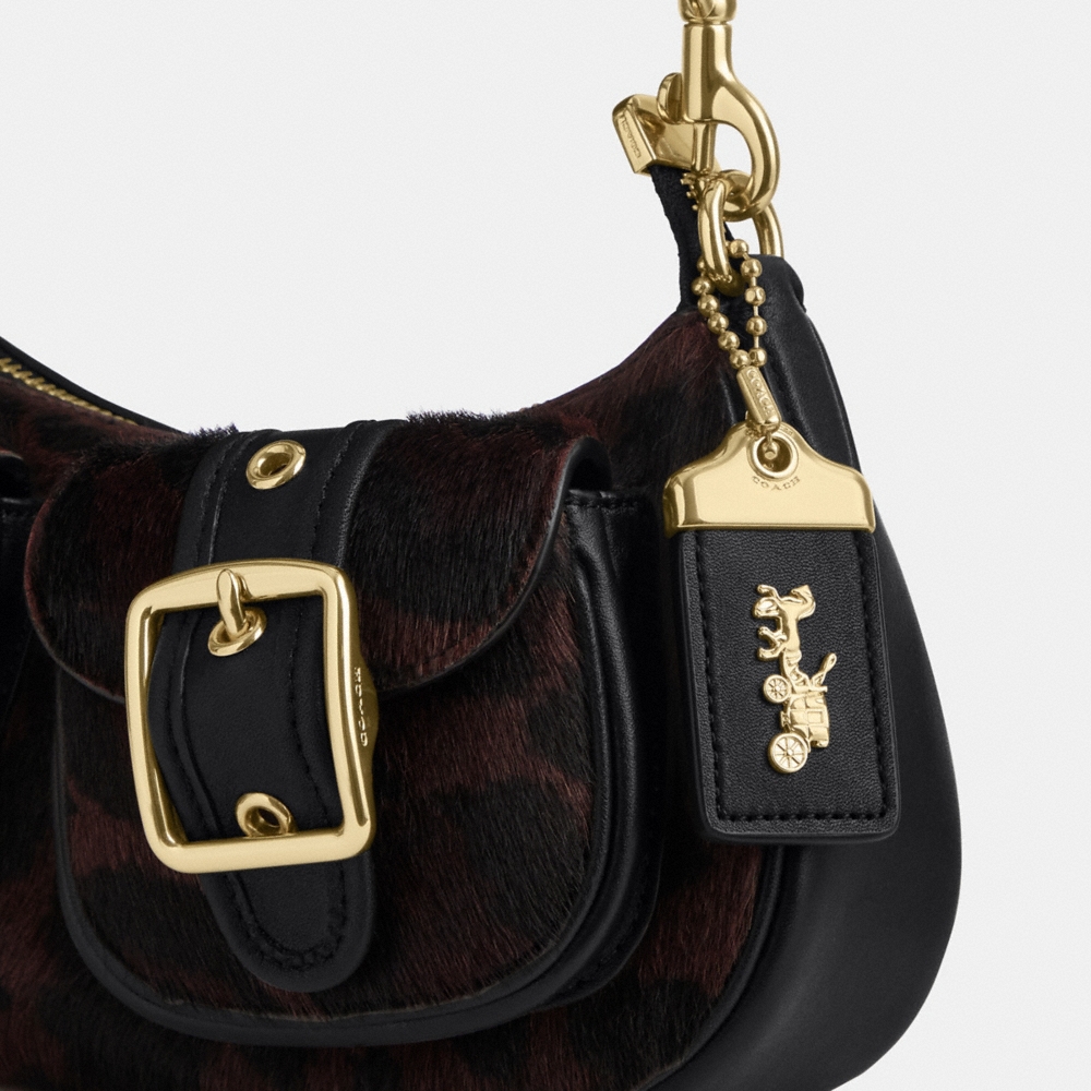 Coach Outlet Ashton Bag In Haircalf With Leopard Print - Preorder