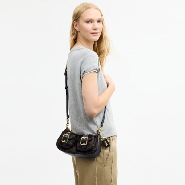 Coach Outlet Ashton Bag In Haircalf With Leopard Print - Preorder