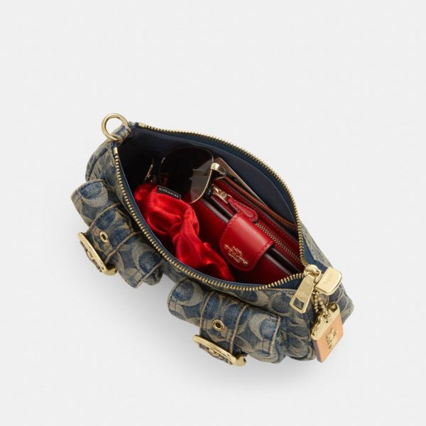 Coach Outlet Ashton Bag In Signature Regenerative Cotton Denim - Preorder