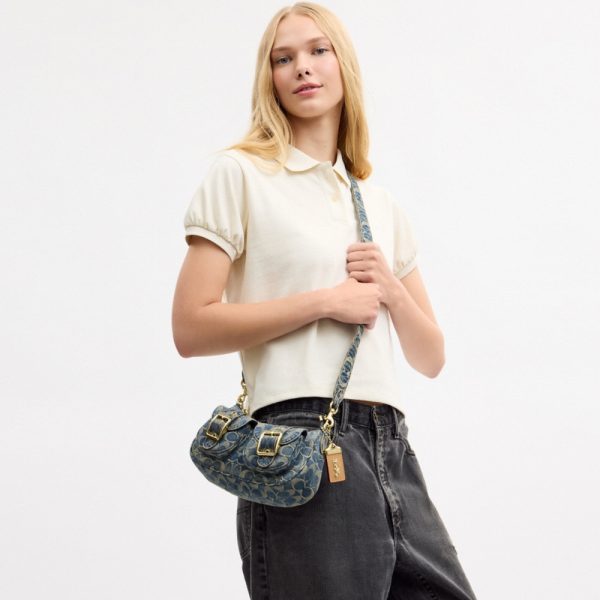 Coach Outlet Ashton Bag In Signature Regenerative Cotton Denim - Preorder