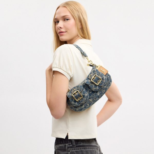 Coach Outlet Ashton Bag In Signature Regenerative Cotton Denim - Preorder
