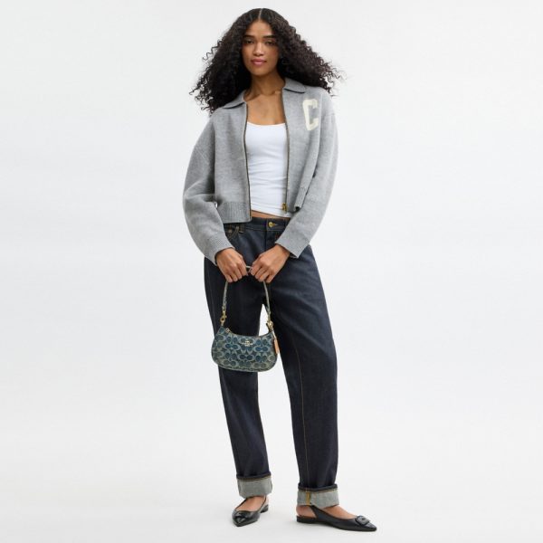 Coach Outlet Teri Mini Crossbody Bag In Signature Regenerative Cotton Denim - Preorder