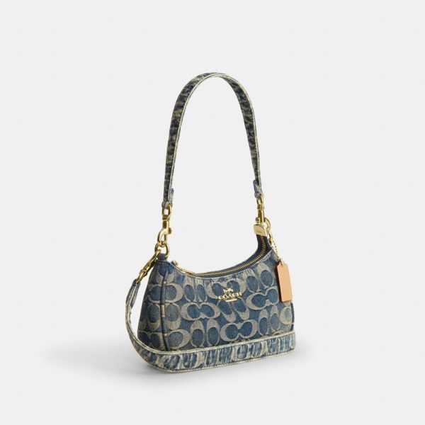 Coach Outlet Teri Mini Crossbody Bag In Signature Regenerative Cotton Denim - Preorder