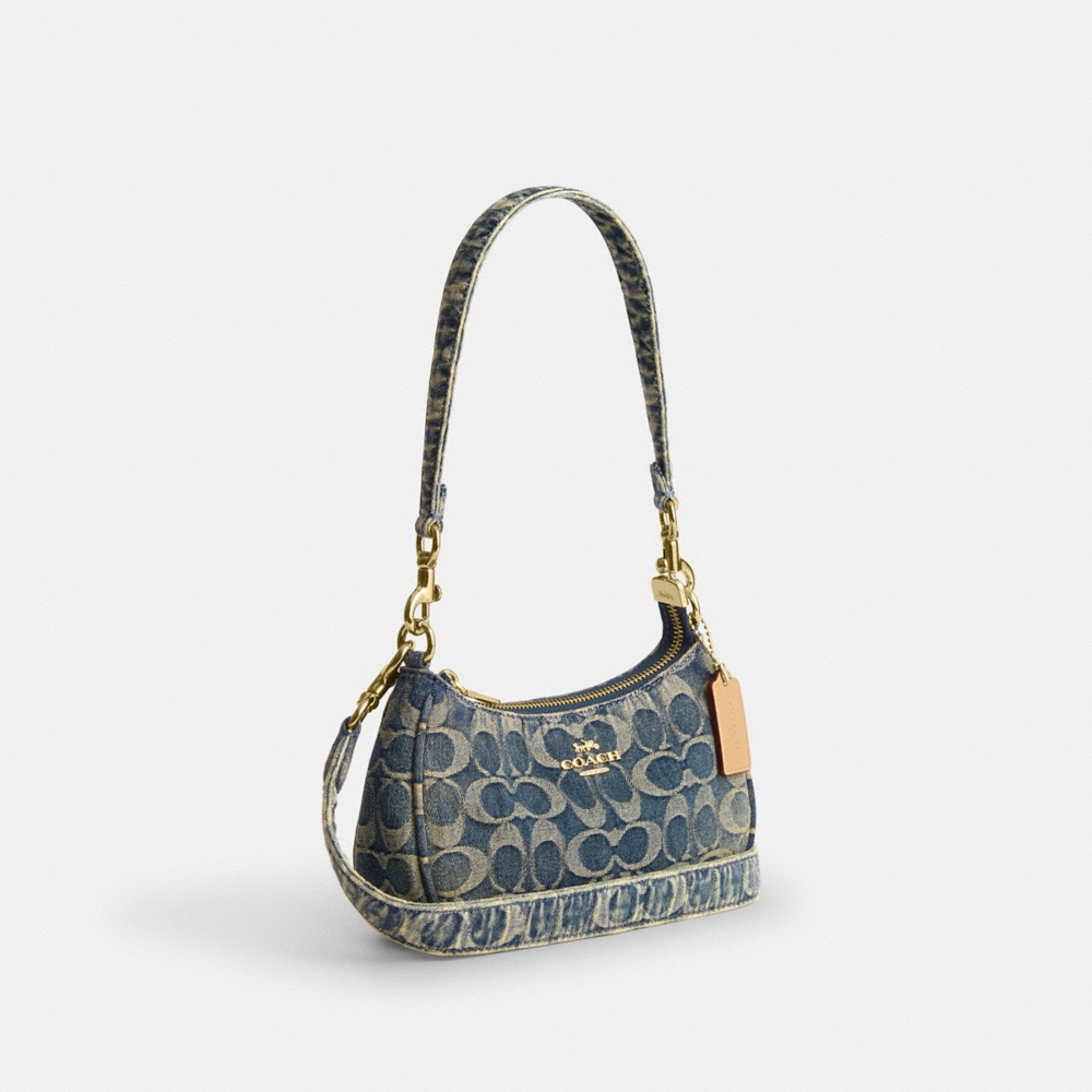 Coach Outlet Teri Mini Crossbody Bag In Signature Regenerative Cotton Denim - Preorder