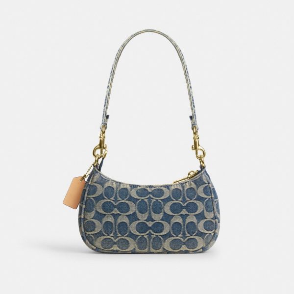 Coach Outlet Teri Mini Crossbody Bag In Signature Regenerative Cotton Denim - Preorder