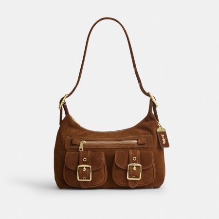 Coach Outlet Allison Zip Top Shoulder Bag - Preorder — Brass/Warm Brown